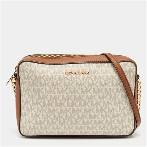 michael kors scrollop leather crossbody